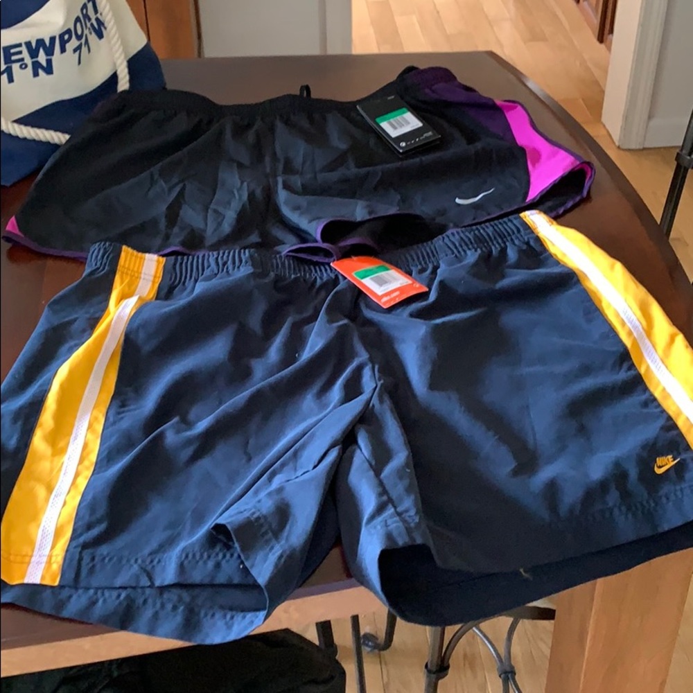 2 Pr. Nike Dry Fit Running Shorts - women’s size